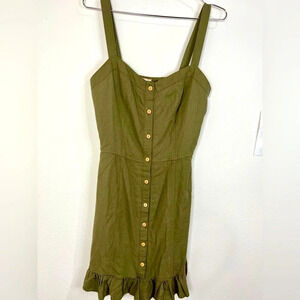 🆕 Angel Kiss Green Button Down Dress